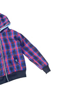 Plaid Reversible Zip Up