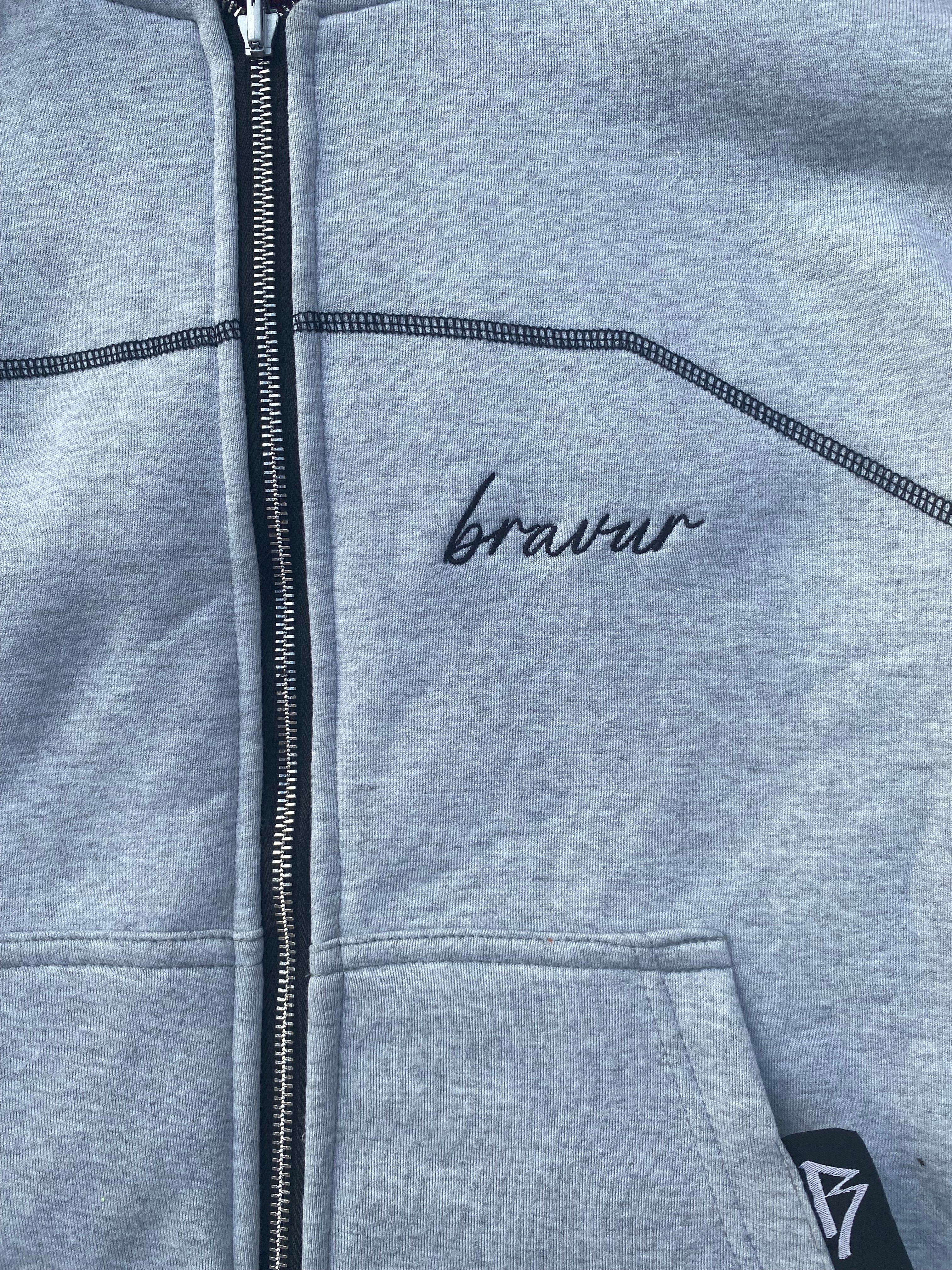 Plaid Reversible Zip Up