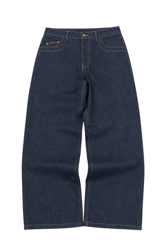 Navy Raw Denim